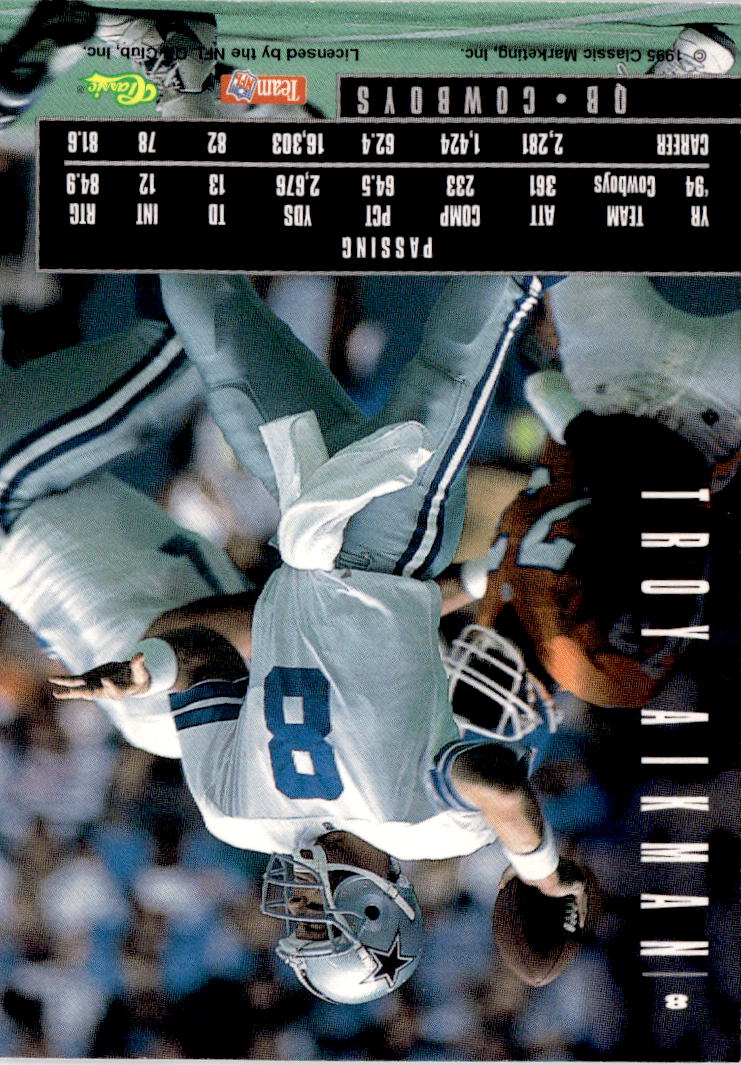 1995 Classic Images Limited #8 Troy Aikman