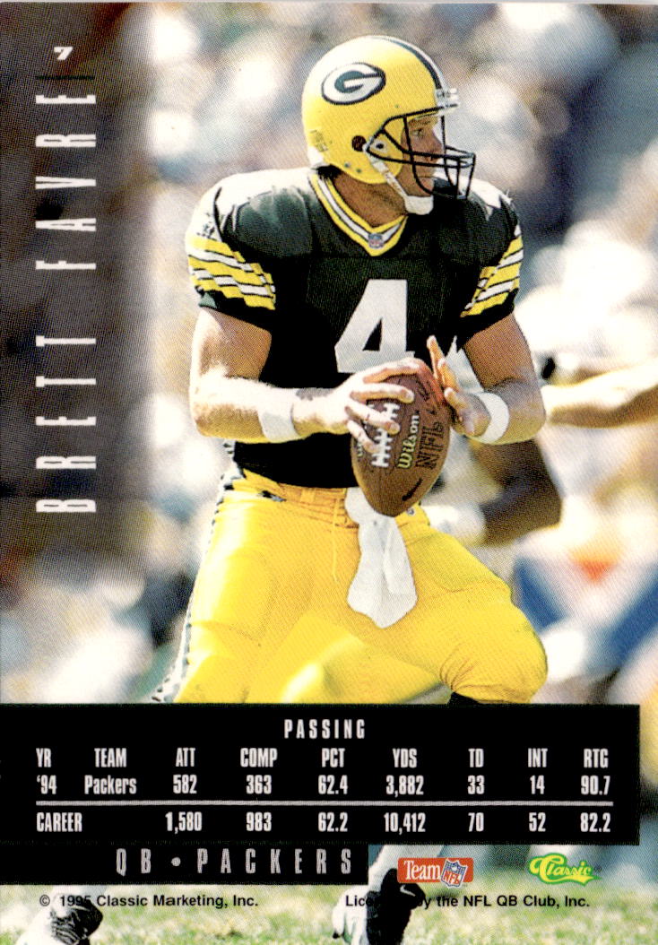 1995 Classic Images Limited #7 Brett Favre