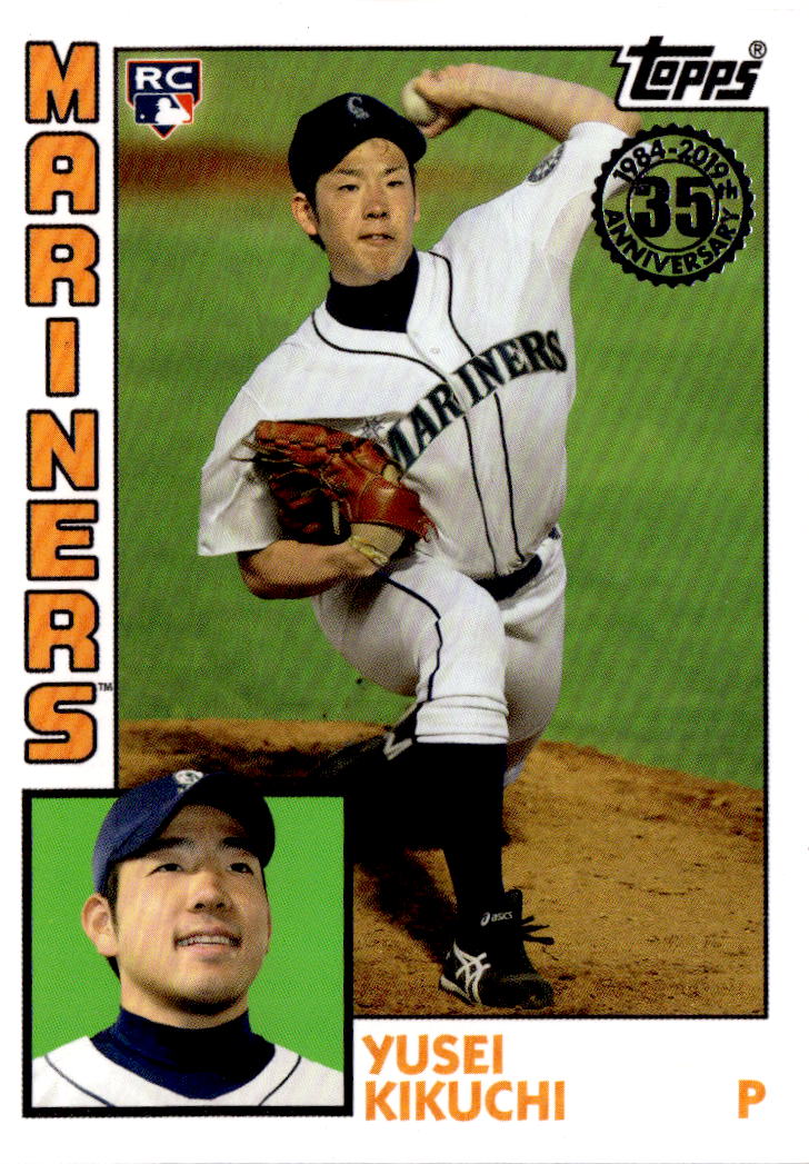 2019 Topps #84R-YK Yusei Kikuchi 1984 Topps Baseball 35th Anniversary Rookies