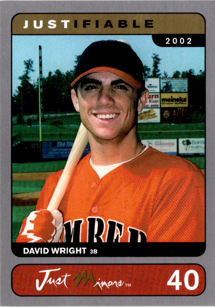 2002-03 Justifiable #40 David Wright