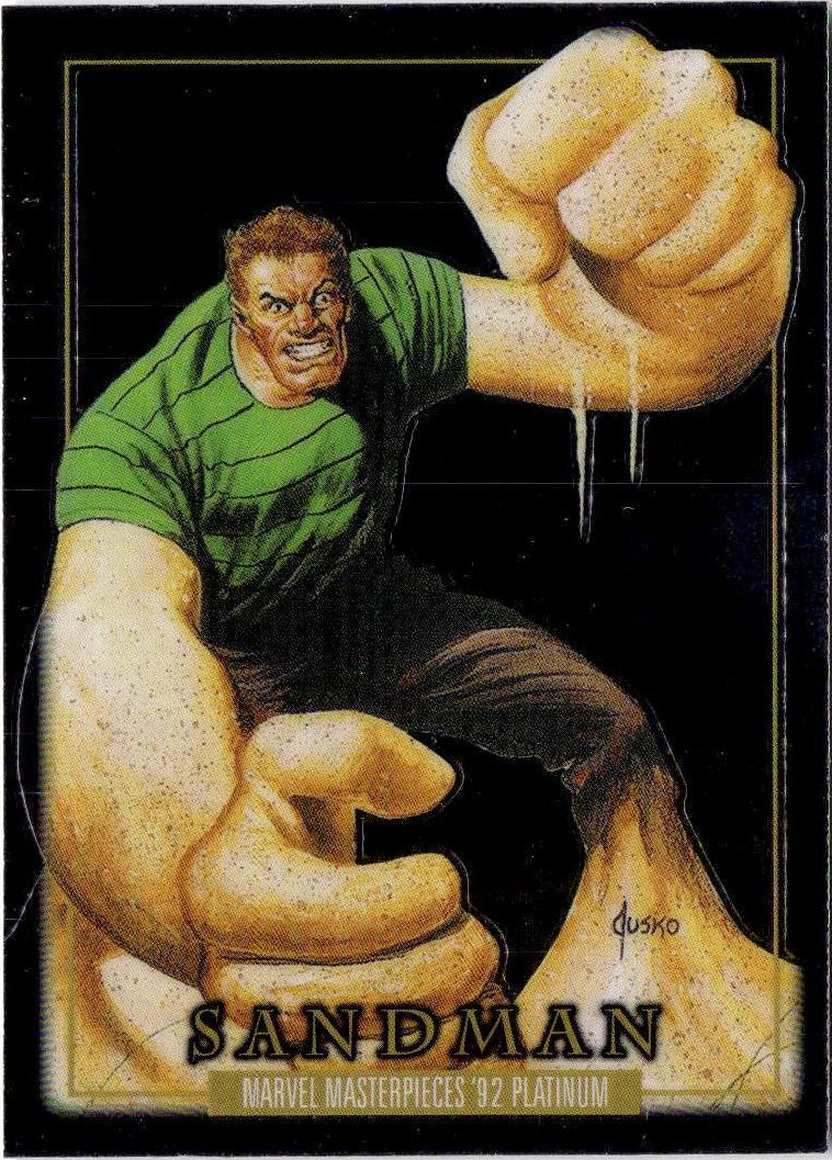 2024 Upper Deck Marvel Masterpieces '92 Platinum #77 Sandman