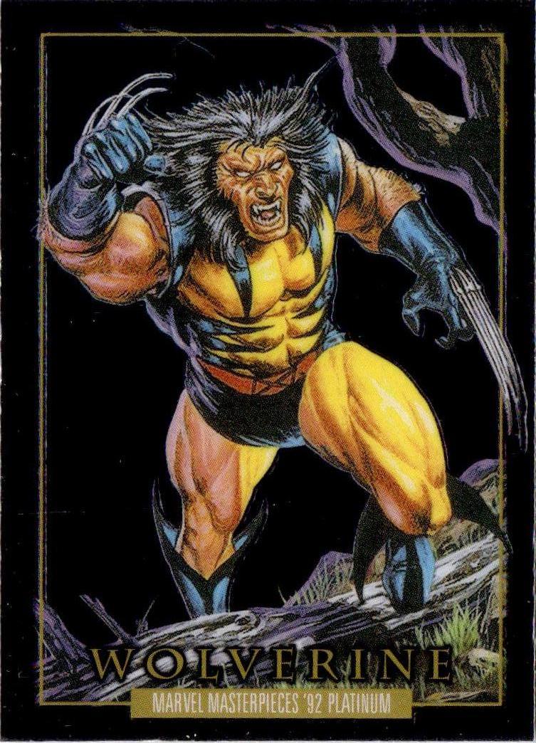 2024 Upper Deck Marvel Masterpieces '92 Platinum #94 Wolverine