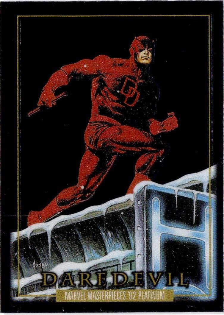 2024 Upper Deck Marvel Masterpieces '92 Platinum #12 Daredevil