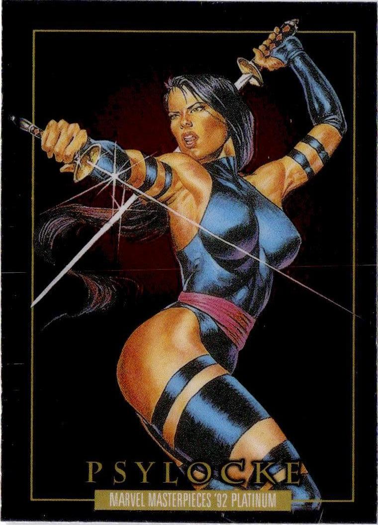 1992 SkyBox Marvel Masterpieces #65 Psylocke
