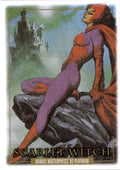 2024 Upper Deck Marvel Masterpieces '92 Platinum #47 Scarlet Witch Canvas