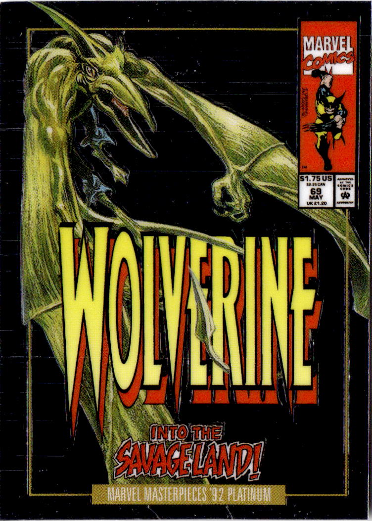 2024 Upper Deck Marvel Masterpieces '92 Platinum #76-V Sauron Variant Cover