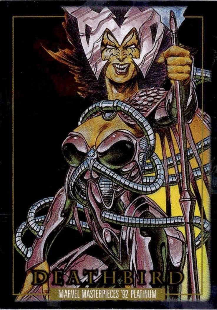2024 Upper Deck Marvel Masterpieces '92 Platinum #73 Deathbird Holofoil