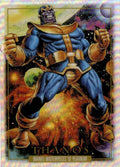 2024 Upper Deck Marvel Masterpieces '92 Platinum #83 Thanos Rainbow