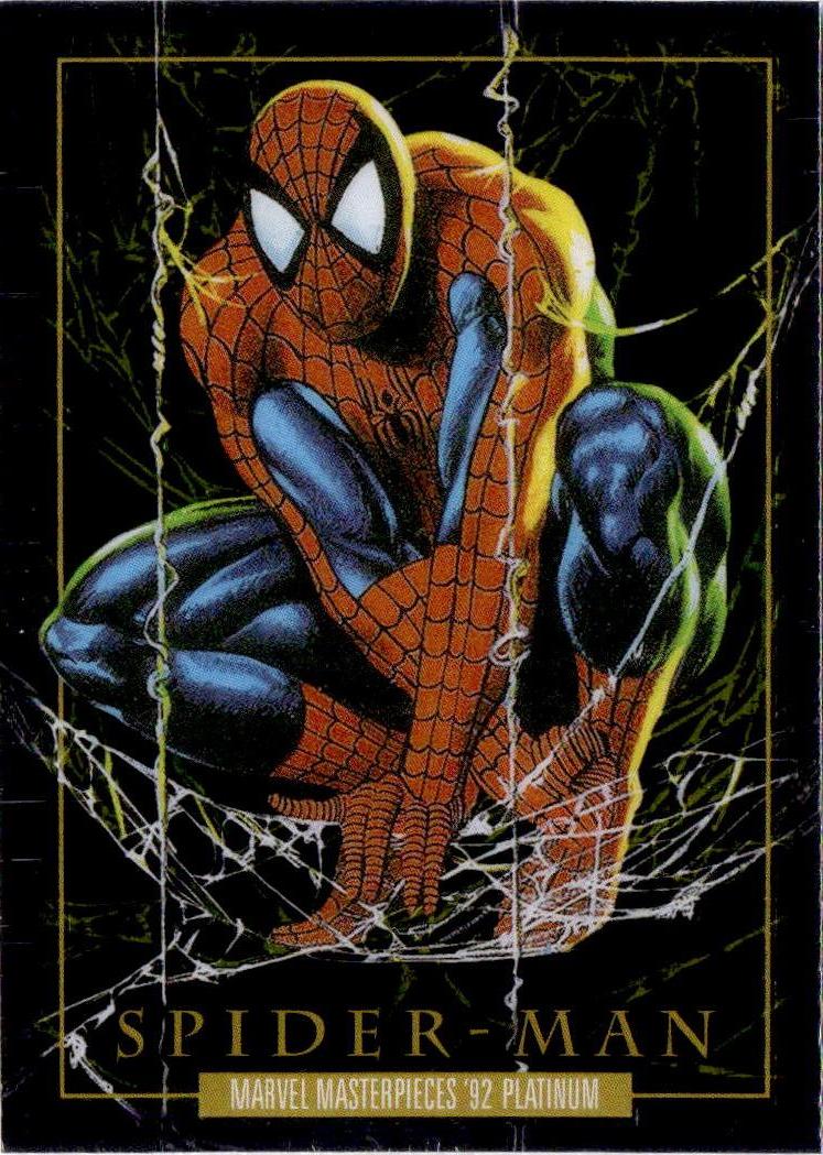 2024 Upper Deck Marvel Masterpieces '92 Platinum #87 Spider-Man