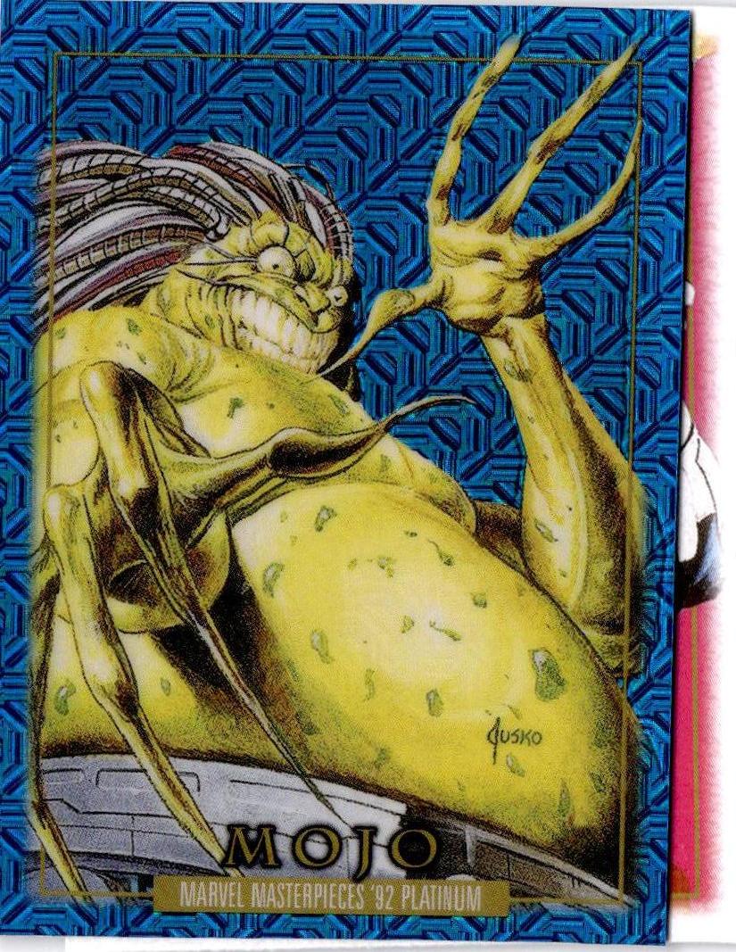 2024 Upper Deck Marvel Masterpieces '92 Platinum #53 Mojo Blue Traxx