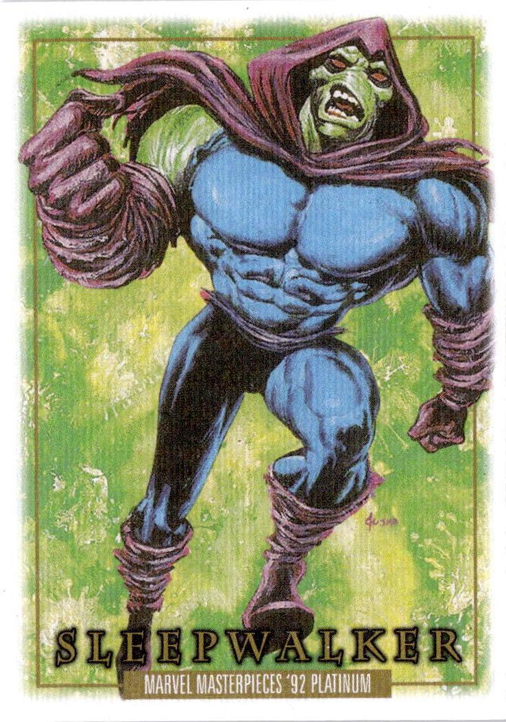 2024 Upper Deck Marvel Masterpieces '92 Platinum #89 Sleepwalker Canvas