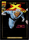 2024 Upper Deck Marvel Masterpieces '92 Platinum #71-V Quicksilver Variant Cover