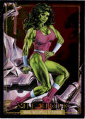 2024 Upper Deck Marvel Masterpieces '92 Platinum #82 She-Hulk