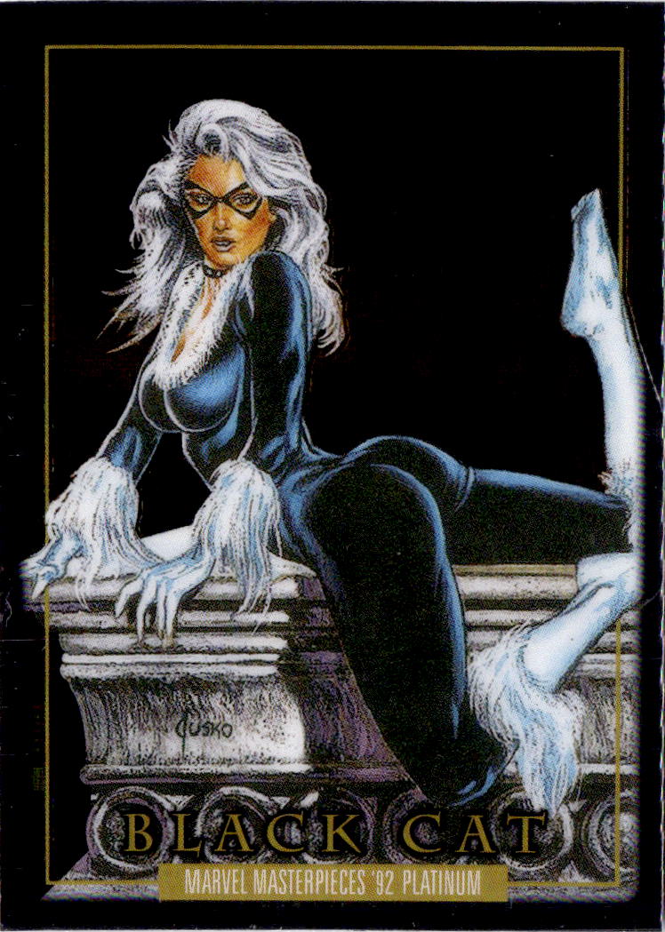 2024 Upper Deck Marvel Masterpieces '92 Platinum #5 Black Cat