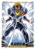 2024 Upper Deck Marvel Masterpieces '92 Platinum #35 Havok Leather