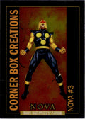 2024 Upper Deck Marvel Masterpieces '92 Platinum #CB-6 Nova Corner Box Creations