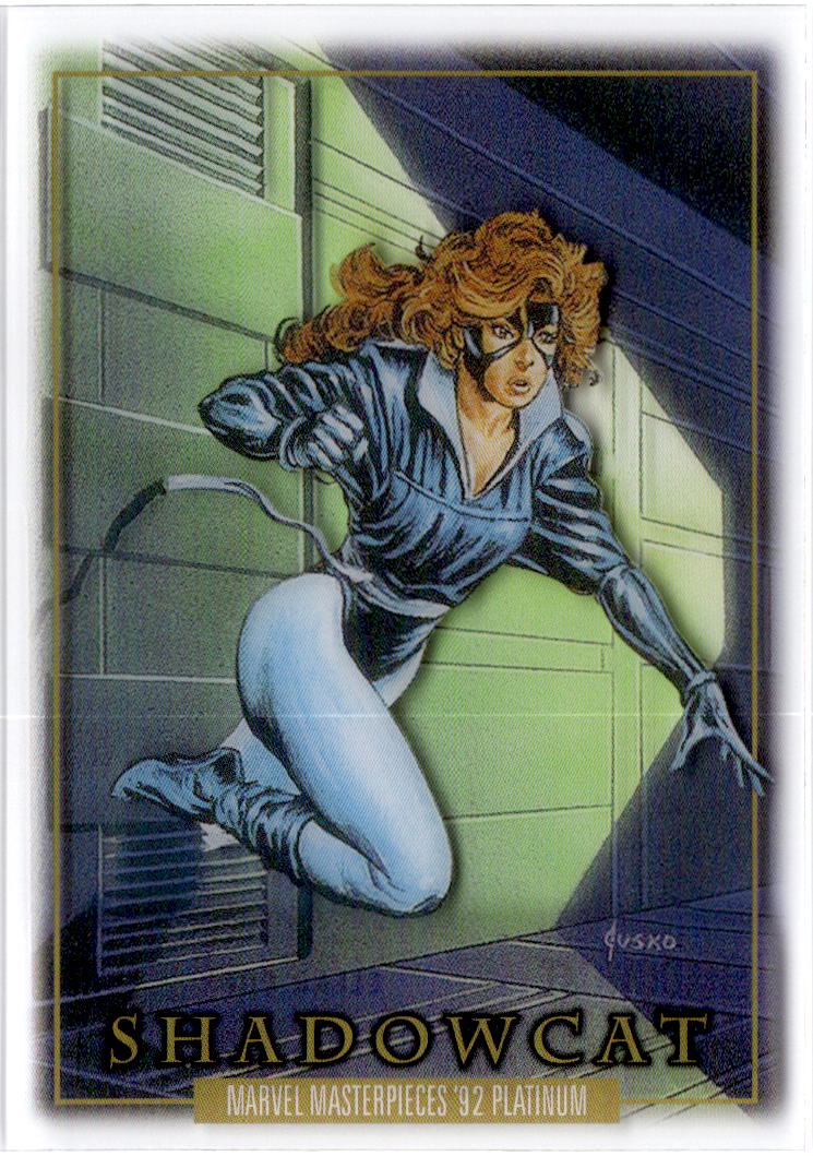 2024 Upper Deck Marvel Masterpieces '92 Platinum #75 Shadowcat Clear Cut