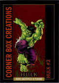 2024 Upper Deck Marvel Masterpieces '92 Platinum #CB-1 Hulk Corner Box Creations