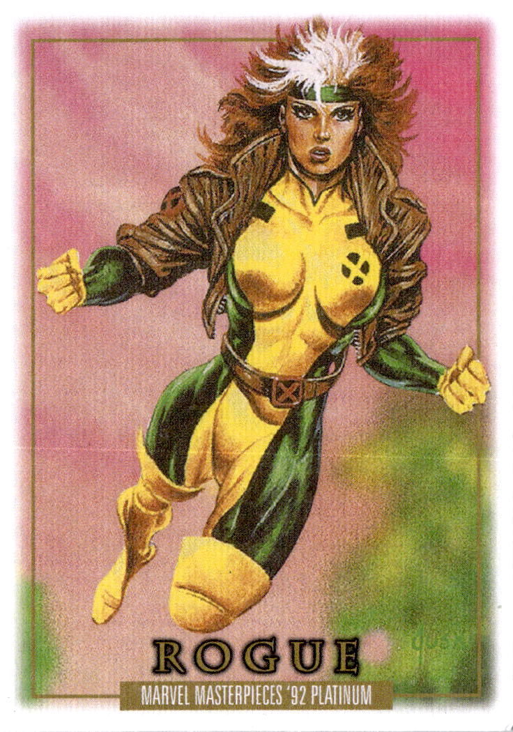 2024 Upper Deck Marvel Masterpieces '92 Platinum #79 Rogue Canvas