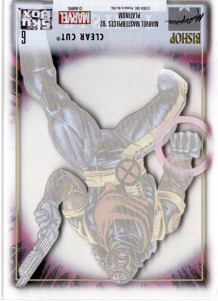 2024 Upper Deck Marvel Masterpieces '92 Platinum #6 Bishop Clear Cut