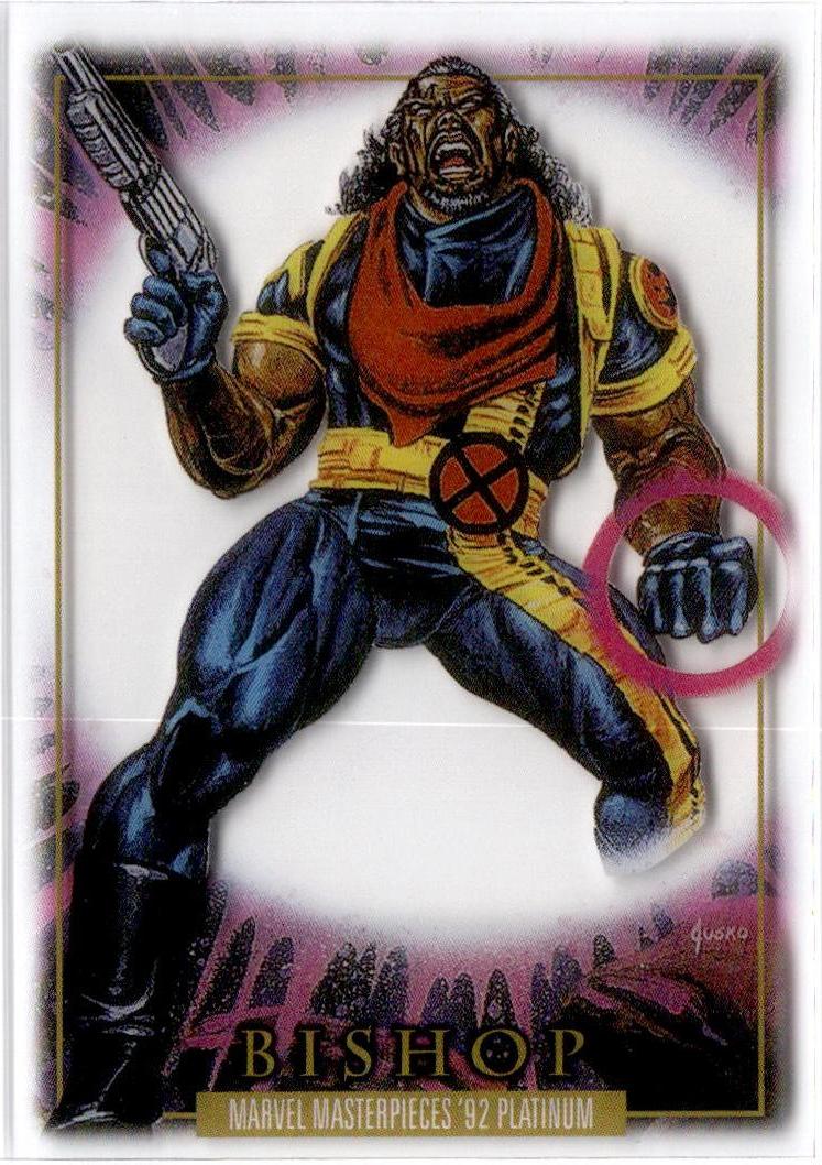 2024 Upper Deck Marvel Masterpieces '92 Platinum #6 Bishop Clear Cut