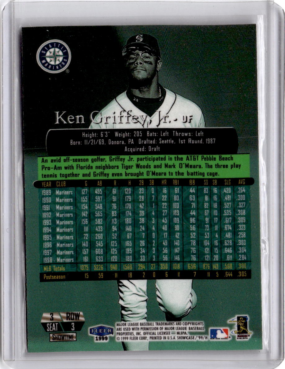 1999 Flair Showcase #3 Ken Griffey Jr.