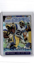 2000 Finest #FM10 Marshall Faulk Finest Moments Refractors