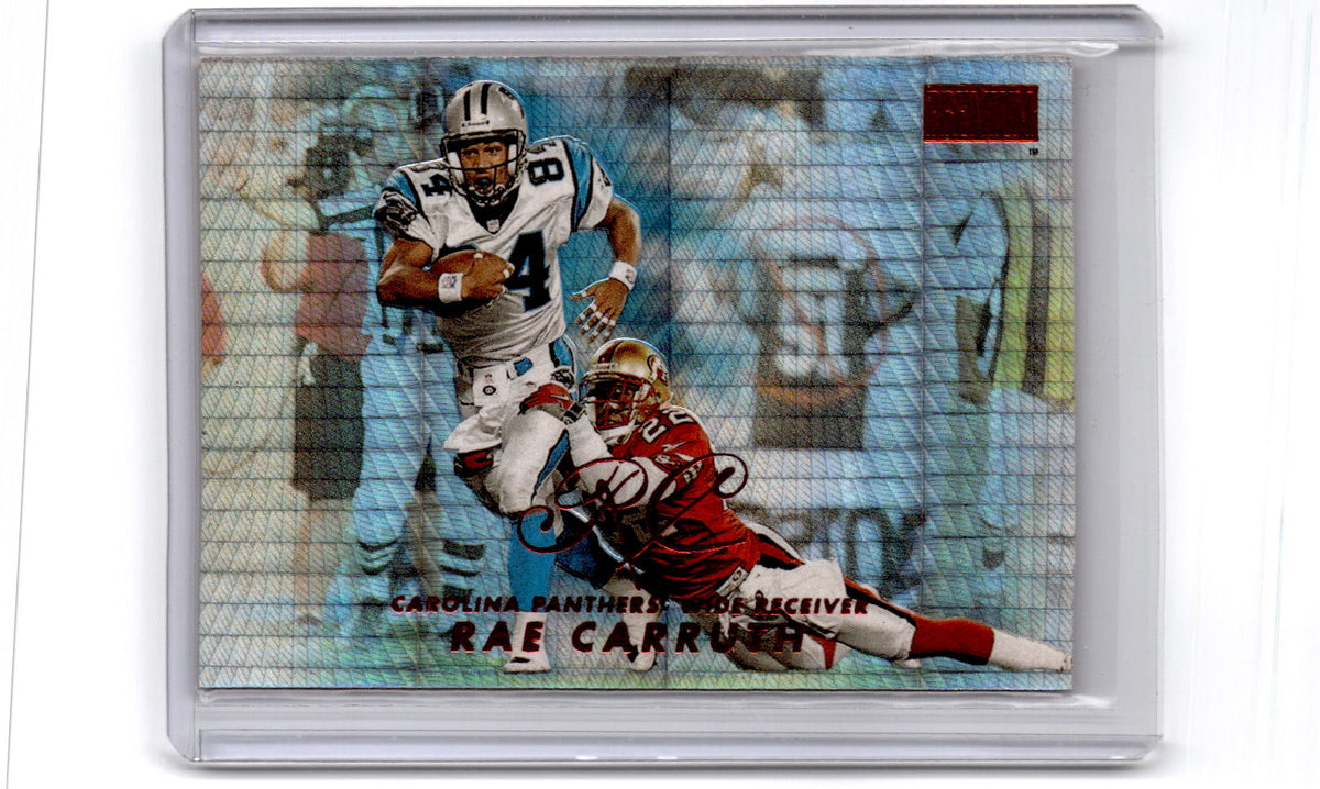 1998 SkyBox Premium #24 Rae Carruth Star Rubies #/50
