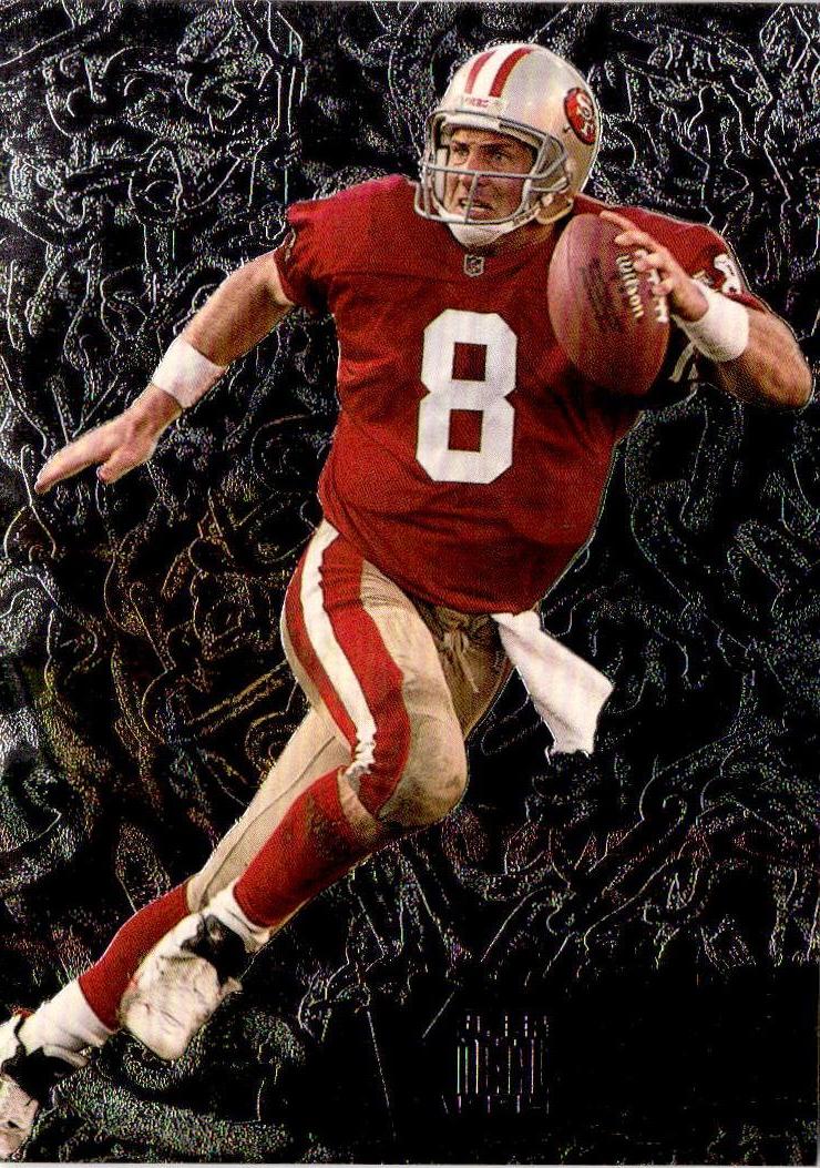 1996 Fleer Metal #111 Steve Young