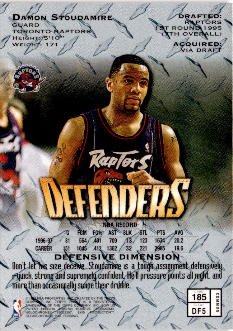 1997-98 Finest #185 Damon Stoudamire