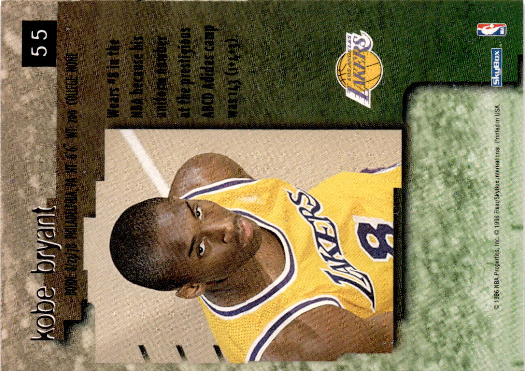 1996-97 SkyBox Premium #55 Kobe Bryant