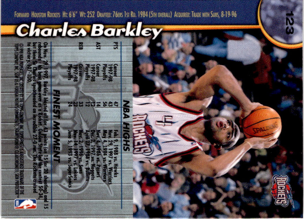 1998-99 Finest #123 Charles Barkley