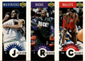 1996-97 Collector's Choice  Jim Jackson / Glenn Robinson / Calbert Cheaney Gold