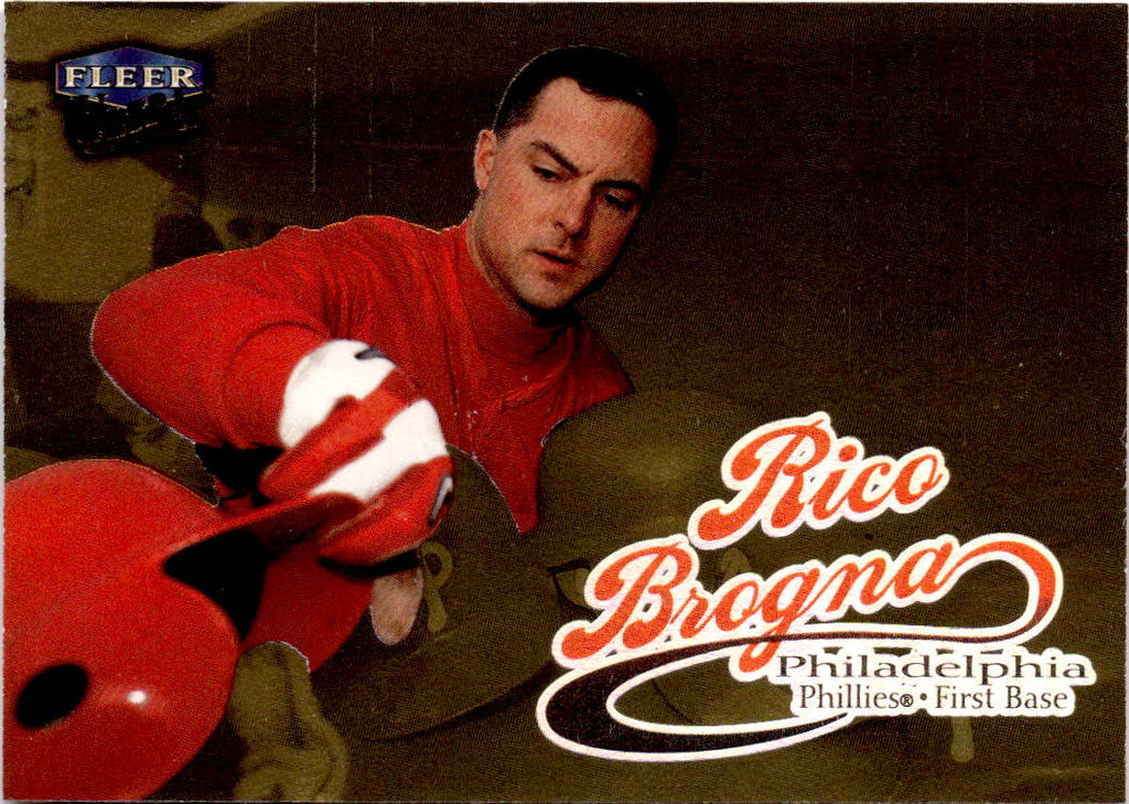 1999 Ultra #92G Rico Brogna Gold Medallion