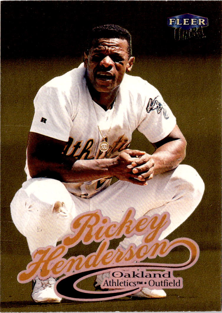 1999 Ultra #170G Rickey Henderson Gold Medallion