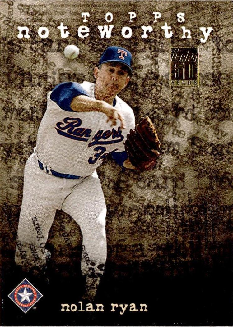2001 Topps #TN32 Nolan Ryan Noteworthy