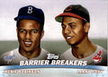 2001 Topps #TC20 Barrier Breakers (Jackie Robinson / Larry Doby) Combos