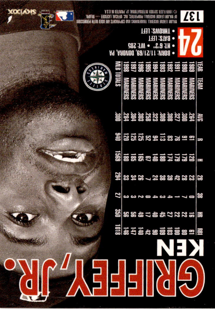 1999 SkyBox Premium #137 Ken Griffey Jr.