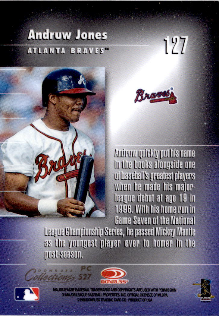 1998 Donruss Collections Elite #PC 527 Andruw Jones Prized Collections