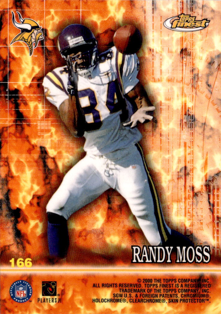 2000 Finest #166 Peter Warrick / Randy Moss