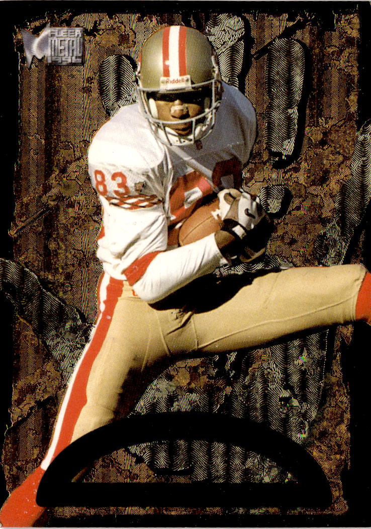 1996 Fleer Metal #9 J.J. Stokes Goldfingers