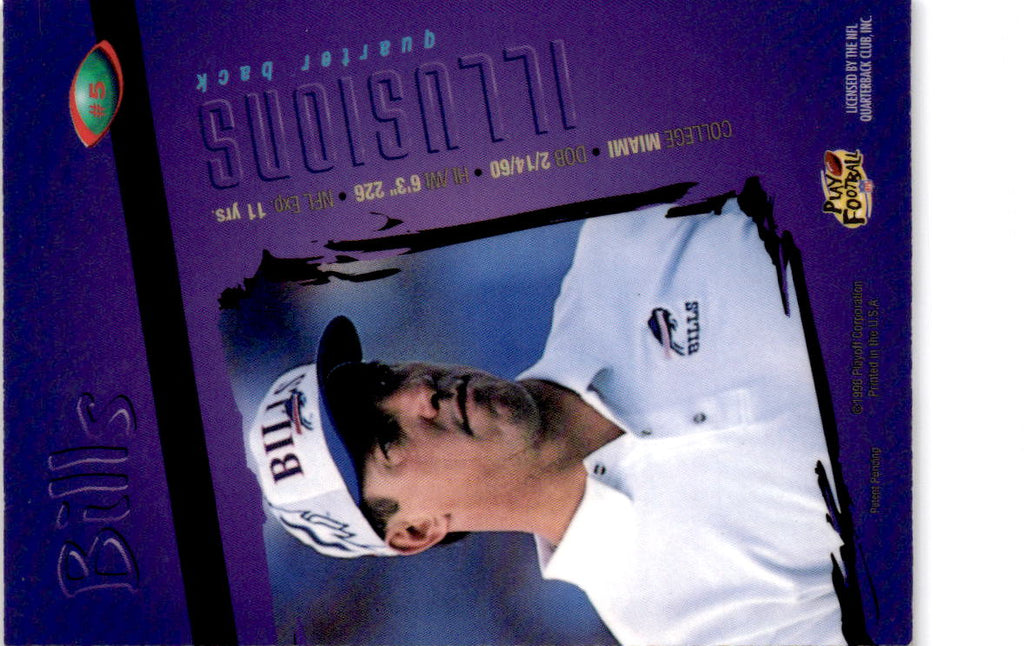 1996 Playoff Illusions #5 Jim Kelly