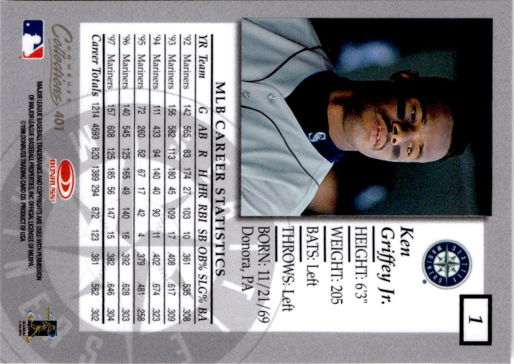 1998 Donruss Elite #1 Ken Griffey Jr.