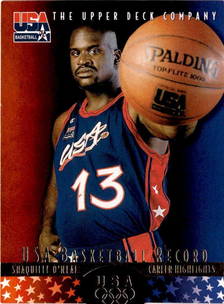 1996 Upper Deck USA #20 Shaquille O'Neal