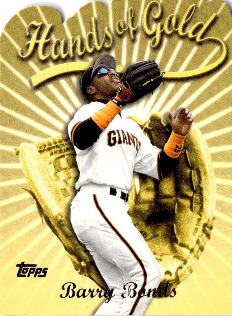 2000 Topps #HG1 Barry Bonds Hands of Gold