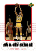 1999-00 Upper Deck Retro #S9 Jerry West Old School/New School Parallel #/500
