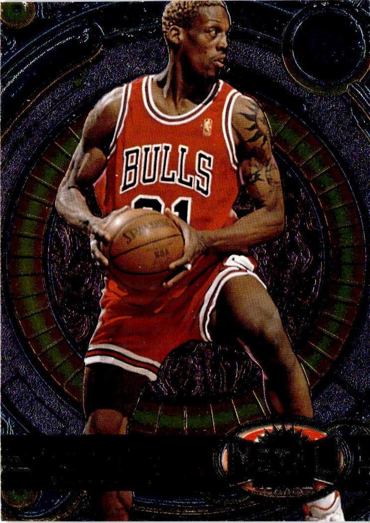 1997-98 Metal Universe #107 Dennis Rodman