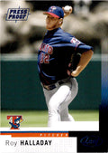 2004 Leaf #96 Roy Halladay Press Proofs Blue #/100