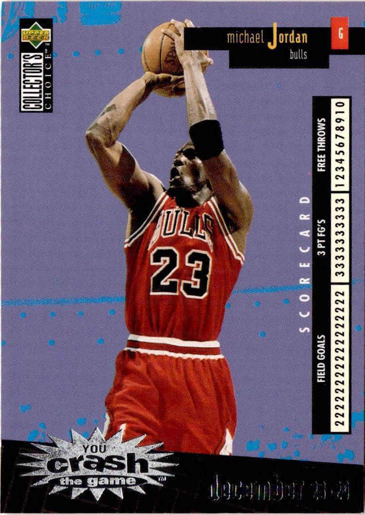 1996-97 Collector's Choice  #C30b Michael Jordan You Crash the Game Scoring