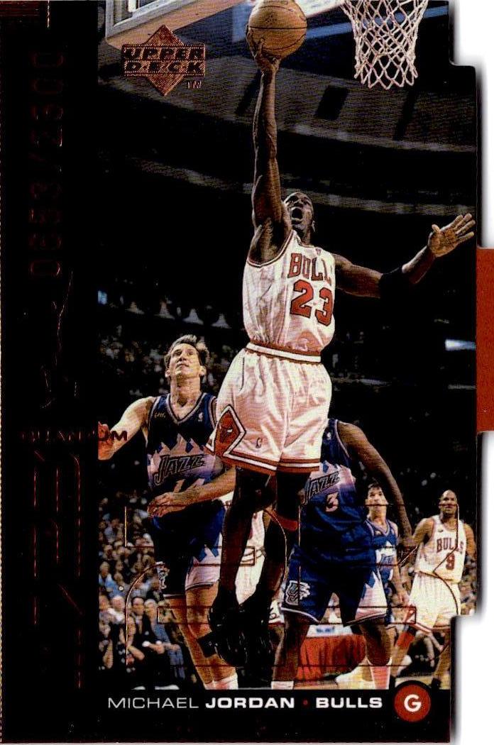 1998-99 Upper Deck #QMM27 Michael Jordan MJ23 Tier 1 (Quantum Bronze) #/2300